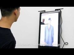 24'' Wall Mounted Android smart Media Player Display 5.0mpx Camera Support Face Recognition