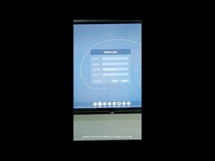 Dual Screen interactive 20 point touch LCD TV whiteboard with 2 monitor Andorid wifi and OPS pc