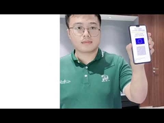 interactive face recognition 8inch temperature detector with android system