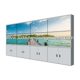 55 Inch LCD Video Wall Frameless 0.88mm 500cd Brithtness Gap 3x4 LG Panel