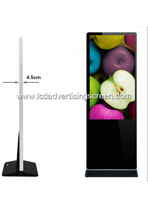 1080p Standing LCD Advertising Display Video Android Media Player floor stand digital signage