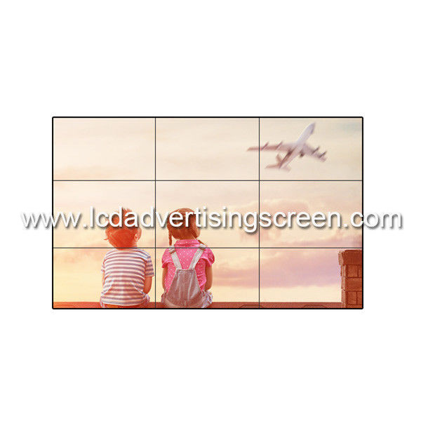 Frameless Tv 55 Inch Lcd Video Wall 1.7mm Bezel Size Adveritising Screen Display