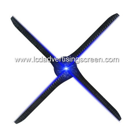 60cm LED Lamp Bead 3D Hologram Showcase Fan Wifi Version FCC Certification