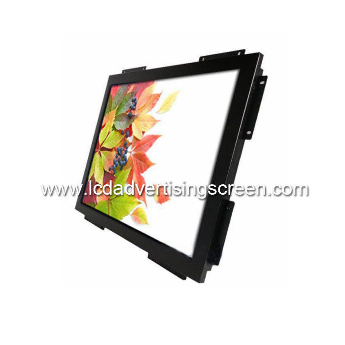 Black Open Frame Touch Monitor , 18.5 Inch IR Touch Screen Monitor