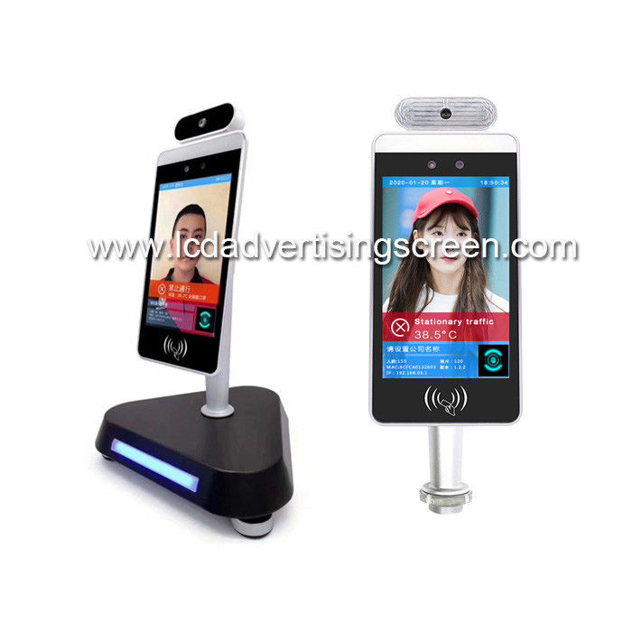 Desktop Install Wifi Digital Signage Face Recognition Body Ir Temperature Thermometers Measurement