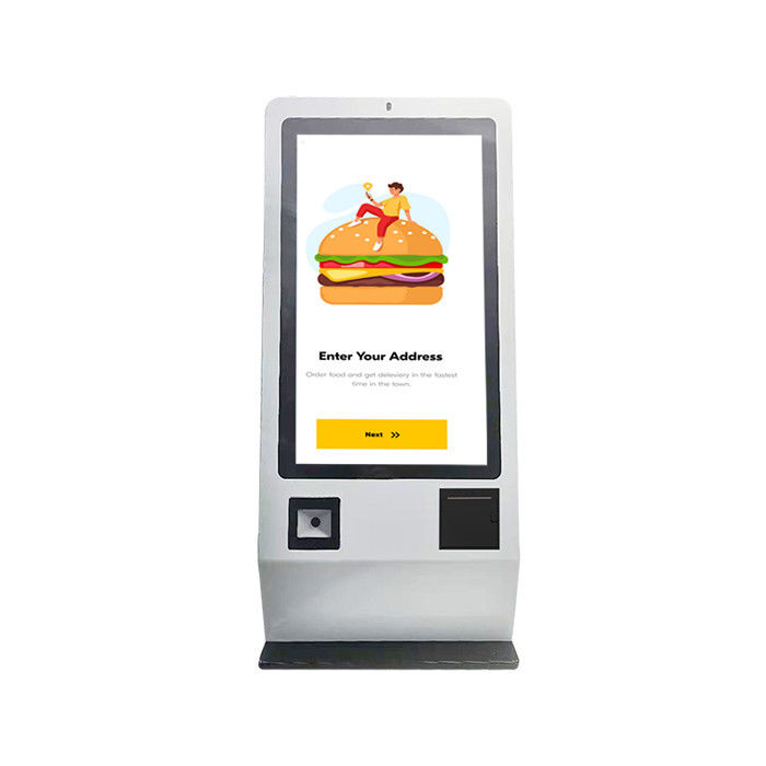 24inch Table LCD Capacitive Touch Screen Desktop Self Service Kiosk POS Payment Terminal Machine For Ordering Fast Food